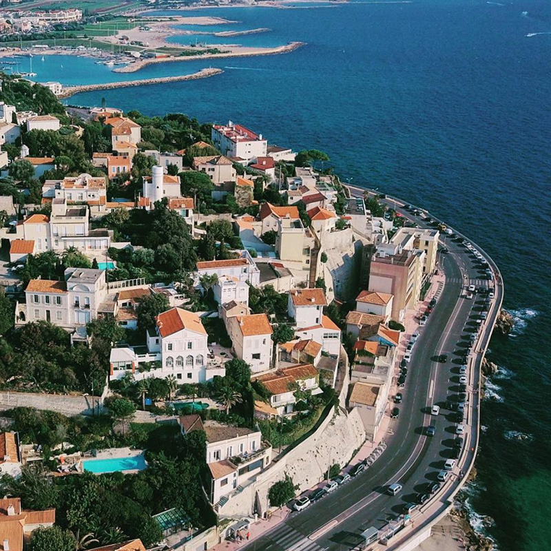 Town by the sea